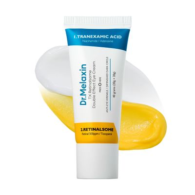 Dr.Melaxin TX Tranexamic Acid Retinalsome Dual Eye Cream with Adenosine Niacinamide for Dark circle Repairing | Daily Anti-Aging Under Eye Care | 50ml - Korean Skin care