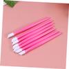 Mikinona 100pcs Pink Plastic Manicure Sticks Ergonomic Cuticle for Nail Art and Dead Skin Removal Lightweight Tools for Home and Professional Use view 3