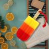 Baluue Bath Exfoliating Sponge Cute Ice Cream Shaped Shower Scrubber for Boys and Girls High Density Bathing Sponge for Deep Cleansing and Skin Rubbing for Bath view 4