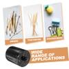 ABOOFAN Apothecary Jars Home Decoration Minimalist Home Decor Cotton Swabs Holder House Decorations for Home Sponge Holder Cotton Holder Cosmetic Pads Jar Marble Makeup Stand, 8.3*8.3*11.1cm, Black view 2