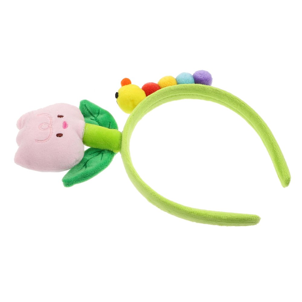 CHILDWEET Cute Flower Puff Headband for Women Spa Face Washing Hairband Soft Hair Hoop Adorable Cartoon Design for Makeup Skincare and Cosplay Occasions