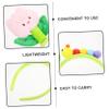 CHILDWEET Cute Flower Puff Headband for Women Spa Face Washing Hairband Soft Hair Hoop Adorable Cartoon Design for Makeup Skincare and Cosplay Occasions view 3