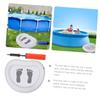 Beatifufu 1set Inflatable Pool Foot Bath Basin Foot Bath for Pool Entry Easy to Store and Transport Comfortable Design for Relaxation for Outdoor Activities view 4