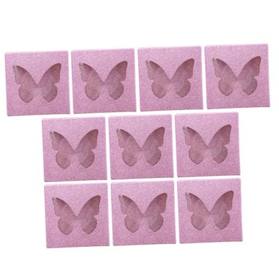 Mikinona 10sets Lash Holder Case Butterfly Eyelash Packaging Boxes Empty Lash Case