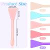 10PCS Silicone Face Mask Brush Applicator Double-Ended Soft Face Mask Applicator Flexible Facial Mud Mask Hairless Applicator Brush for Mud Clay Modeling Mask, Body Lotion view 3