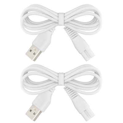 2 PCS Charger Cord Replacement for Pritech Electric Feet Callus Remover Foot Pedicure, USB Power Adapter Charging Cable