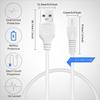 2 PCS Charger Cord Replacement for Pritech Electric Feet Callus Remover Foot Pedicure, USB Power Adapter Charging Cable view 3