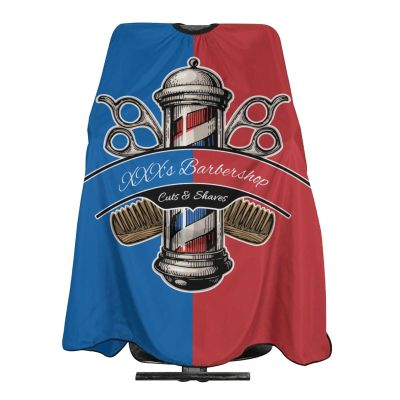 Custom Barber Cape Hairdresser Cape, Add Your Photo Text Logo Personalized Salon Cape for Men, Customized Hair Cutting Cape for Home Salon Barbershop