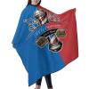 Custom Barber Cape Hairdresser Cape, Add Your Photo Text Logo Personalized Salon Cape for Men, Customized Hair Cutting Cape for Home Salon Barbershop view 2
