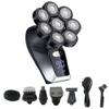 GeRRiT Electric Shavers for Bald Men, Multifunctional 8D Bald Head Shaver 6 in 1 Electric Razor Head Shavers for Bald Men LED Display Electric Shavers view 1