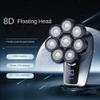 GeRRiT Electric Shavers for Bald Men, Multifunctional 8D Bald Head Shaver 6 in 1 Electric Razor Head Shavers for Bald Men LED Display Electric Shavers view 2
