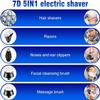 GeRRiT Electric Razor for Men's, Men Electric Shaver Bald Head 5 in 1 Beard Trimmer Razor Nose Hair Clipper Waterproof Nose Trimmer Professional Shaver Machine view 2