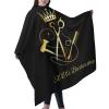 Custom Barber Cape Hairdresser Cape, Add Your Photo Text Logo Personalized Barber Salon Cape for Men, Customized Hair Cutting Cape for Home Salon Barbershop view 2