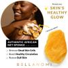 BELLANOMI African Exfoliating Net Sponge, Authentic, Ethically sourced from Nigeria, 45 inches Long, Back Scrubber for Daily use (Yellow) view 4