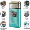 GeRRiT Electric Shavers for Bald Men, Electric Shaver Professional Razor Beard Trimmer Shaving Machine Waterproof Rechargeable Foil Shaver (Color : Yellow) view 2