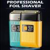 GeRRiT Electric Shavers for Bald Men, Electric Shaver Professional Razor Beard Trimmer Shaving Machine Waterproof Rechargeable Foil Shaver (Color : Yellow) view 3