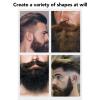 3pcs Beard Brush Set, 2 in 1 Barber Beard Brush, Comb and Brush Reinforced Bristles Portable and Lightweight for Stylingand Grooming view 2