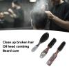 3pcs Beard Brush Set, 2 in 1 Barber Beard Brush, Comb and Brush Reinforced Bristles Portable and Lightweight for Stylingand Grooming view 4