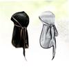 Women's Turban Headscarf 2 Pack Silk Long Tail Elastic Fit Hat White view 2