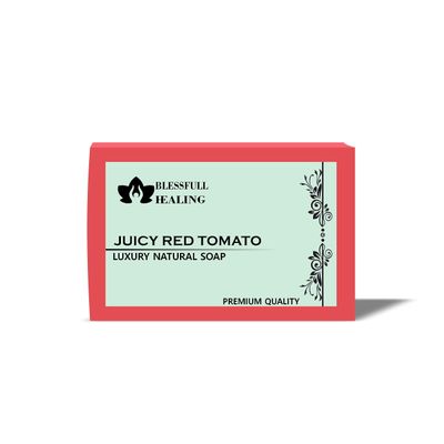 Blessfull Healing Luxury Juicy Red Tomato Handmade Natural Soap Bars (125 Gram / 4.4 OZ) (Pack Of 1)