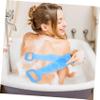 FRCOLOR Silicone Back Scrubber Bath Brush Dual-Sided Exfoliating Body Scrubber for Smooth Skin and Enhanced Lather for Daily Use Shower view 2