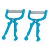 Didiseaon Facial Hair Threader Hair Removal Tool 2pcs Abs Plastic Stainless Steel Chin Cheeks Neck view 1