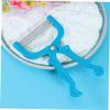 Didiseaon Facial Hair Threader Hair Removal Tool 2pcs Abs Plastic Stainless Steel Chin Cheeks Neck view 2