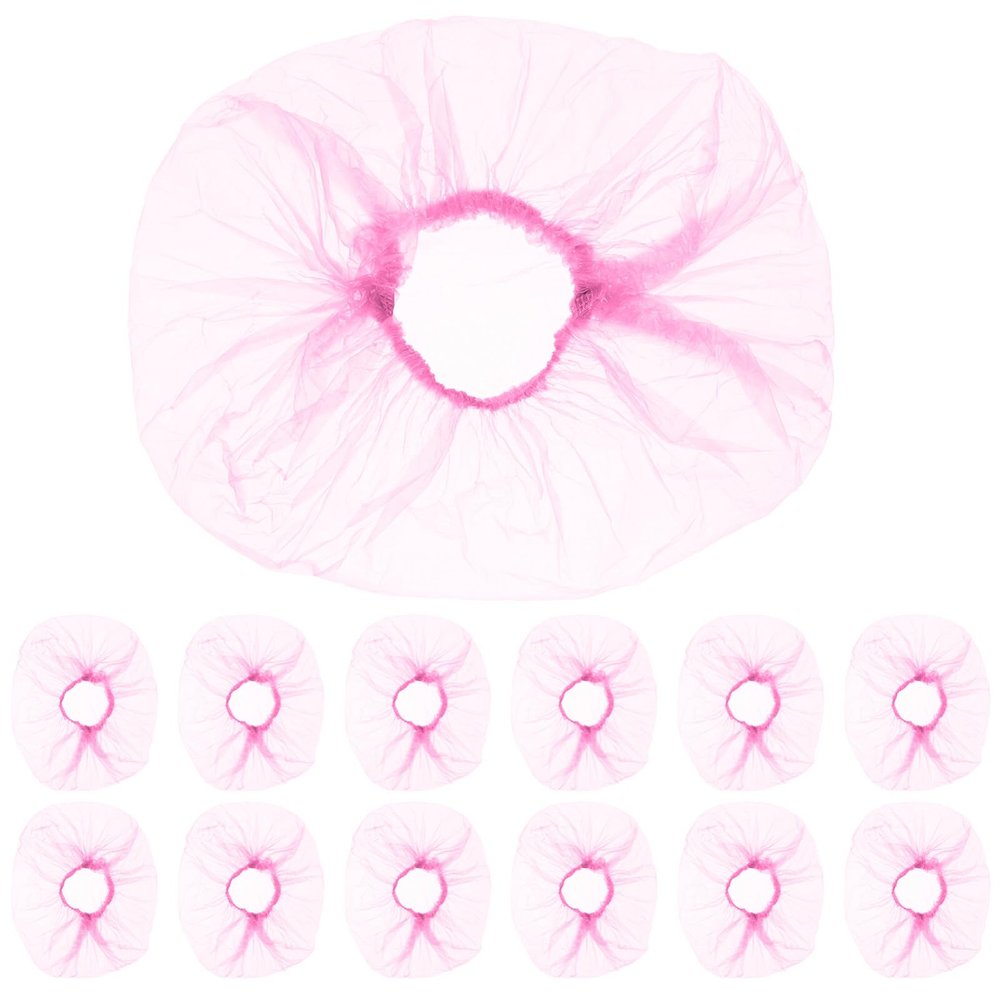 Beaupretty 300pcs Beauty Salon Wash Basin Liners Pink Disposable Wash Basin Wrapping Bags for Pedicure Spa Laundry