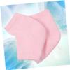 FRCOLOR 3pcs Open Toe Gel Heel Socks for Moisturizing Heel Sleeves for Dry Feet Breathable Design for Men and Women view 3