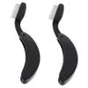 Mikinona 2pcs Eyebrow and Eyelash Comb Portable Dual-use Makeup Tools for Grooming Stainless Steel Folding Design for Men and Women for Daily Eye Makeup Application view 1