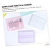 4pcs Grinding Head Empty Box Nail Drill Bit Holder Machine Organizer Storage Electric Manicure Mini Nail Files Nail Grinding Heads Container Tools Tool Organizer Tool Storage Pp view 3