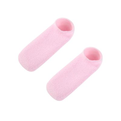 FRCOLOR 1pair Gel Moisturizing Socks for Foot Care No-wash Moisturizing Gel Cover Socks Skin-Friendly for Home and