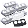 Didiseaon 10pcs Refillable Eye Shadow Case Compartments Makeup Organizing Box for Eyeshadow Lipstick Blush view 1