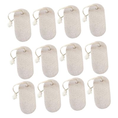 SKISUNO 20pcs Volcanic Pumice Stone Foot Files for Callus Removal and Dead Skin Exfoliation Smooth Surface Rubbing Stones for Home and Beauty Spa Foot Care