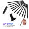 HAPINARY Nylon Lip Brush 100pcs Lipstick Gloss Wands Soft Bristles Disposible for Easy Travel Makeup view 3
