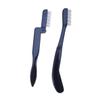 SKISUNO 2pcs Stainless Steel Eyebrow Wand Fine Pins Plastic Handle Folding Eyebrow Comb for Makeup view 1