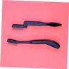 SKISUNO 2pcs Stainless Steel Eyebrow Wand Fine Pins Plastic Handle Folding Eyebrow Comb for Makeup view 4