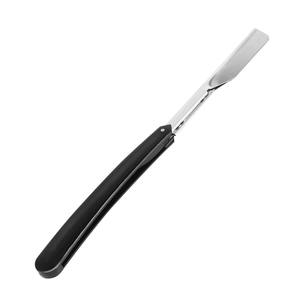 FOYTOKI Manual Straight Shaving Razor for Men Folding Design with Single Blade Portable Barber Tool for Home and Travel to Use