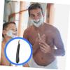 FOYTOKI Manual Straight Shaving Razor for Men Folding Design with Single Blade Portable Barber Tool for Home and Travel to Use view 3