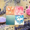 4 Handmade Natural Bar Soaps in Assorted Scents Coconut Olive Oil Bar Soap view 3