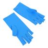 Outanaya Fingerless Uv Protection Gloves for Manicure Sunscreen Gel Nail Gloves Anti-uv Half Finger for Nail Shops and Home Use Blue view 1