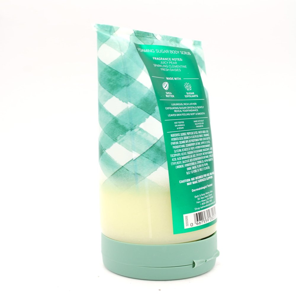 NinthAvenue Basics Gingham Fresh, BBW Bath and Body, Foaming Sugar Body Scrub, 8 oz