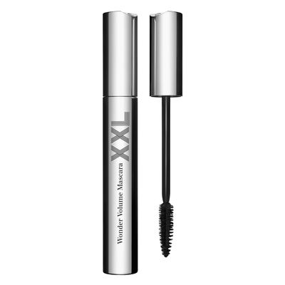 Clarins Wonder Volume Mascara XXL | Volumizing and Lengthening | Double Volume Effect | 12H Hold | Visibly Thickens and Smoothes Lashes | Smudge-Proof and Humidity-Resistant | 0.3 Ounces