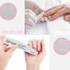 25 PCS Zebra Nail Files 100/180 180/240 Grit - Professional Double-Sided Emery Board Set for Acrylic & Natural Nails - Durable, Washable & Reusable for Manicure & Pedicure, Russian Manicure (100/180) view 3
