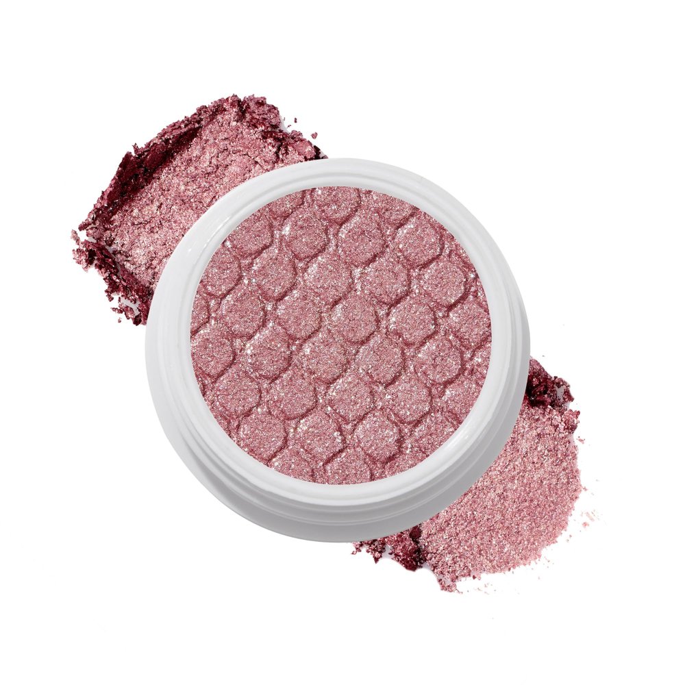 ColourPop Super Shock Shadow - High-Pigment, Crme-Powder Eye Makeup - Single Glitter Eyeshadow with Minimal Fallout and Unique Bouncy Texture - Warm Burgundy Eyeshadow - Party of Five (0.07 oz)