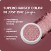 ColourPop Super Shock Shadow - High-Pigment, Crme-Powder Eye Makeup - Single Glitter Eyeshadow with Minimal Fallout and Unique Bouncy Texture - Warm Burgundy Eyeshadow - Party of Five (0.07 oz) view 3