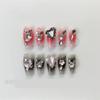 ZIIVIEVS Heavy Industry Collection Phototherapy Handmade Nail Wearing Light Luxury Full Diamond Nail Wearing Finished Nail Stickers (Size : 551, Color : M) view 1