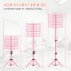 JANMPASK Braiding Hair Rack Height Adjustable 144 Pegs Braiding Rack Hair Extension Holder with Hair Braid Tools, Easy to Assemble (pink) view 3