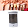 Electric Makeup Brush Cleaner Machine USB Rechargeable with Powerful for Almost All Size Makeup Brushes (Grey) view 4