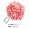 Mikinona 3pcs Bath Flower Bath Ball Shower Mesh Ball Brush Body Sponge Scrubber Poufs for Women Men Professional Accessories view 2